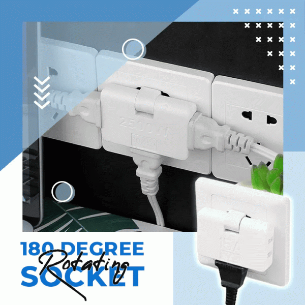 180 Asteen Kääntyvä Pistorasia-adapteri - Image 2