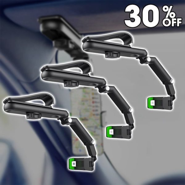 360° Kääntyvä Autopuhelinteline Turvallinen ja Säädettävä - Image 12