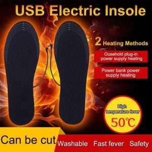 USB-lämmitetyt kengänpohjalliset - Talven lämpö jalkoihisi