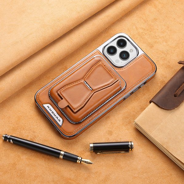 Luksusnahkainen iPhone-kotelo Magneettiteipillä - Image 12