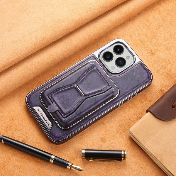 Luksusnahkainen iPhone-kotelo Magneettiteipillä - Image 11