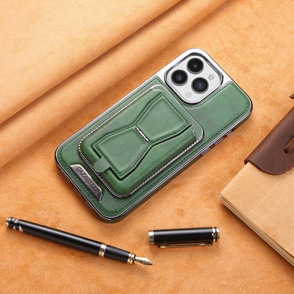 Luksusnahkainen iPhone-kotelo Magneettiteipillä - Image 13