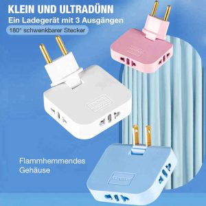 180 Asteen Kääntyvä Pistorasia-adapteri