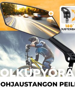 360° Käännettävä Polkupyörän Takanäyttöpeili Turvallisuus ja Säädettävyys