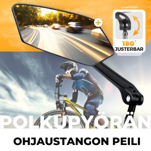 360° Käännettävä Polkupyörän Takanäyttöpeili Turvallisuus ja Säädettävyys