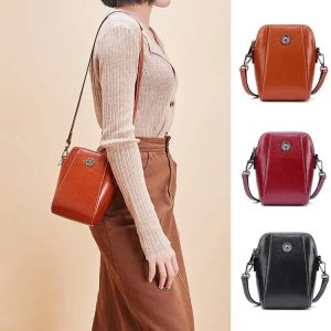 RETRO All-Match Vertical Cellphone Bag - Vintage Style