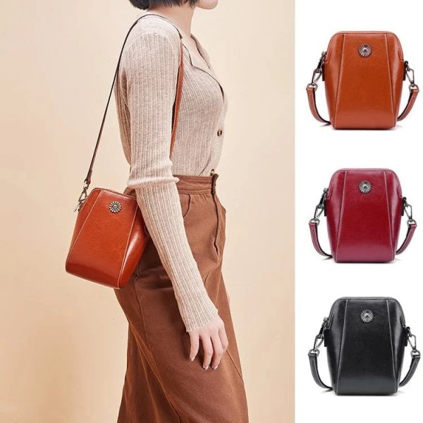RETRO All-Match Vertical Cellphone Bag - Vintage Style