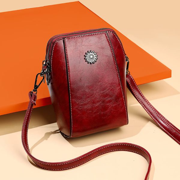 RETRO All-Match Vertical Cellphone Bag - Vintage Style - Image 7