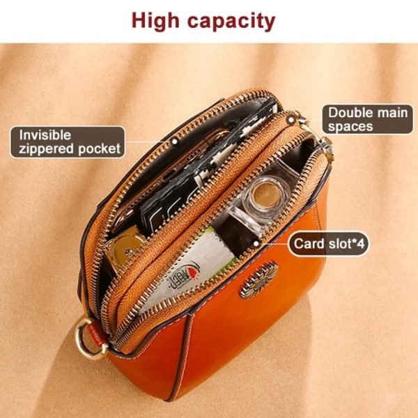 RETRO All-Match Vertical Cellphone Bag - Vintage Style - Image 2