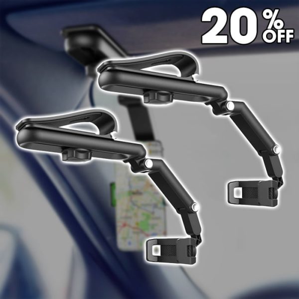 360° Kääntyvä Autopuhelinteline Turvallinen ja Säädettävä - Image 11