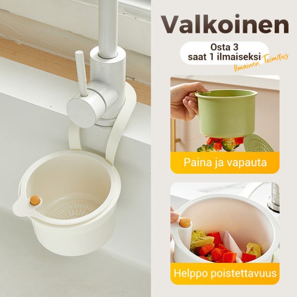 Osta 3, Saat 2 ILMAISEKSI  Monikäyttöinen Keittiön Tiskialtaan Siiviläkori - Image 17