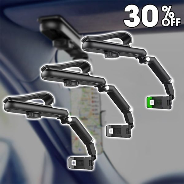 360° Kääntyvä Autopuhelinteline Turvallinen ja Säädettävä - Image 15