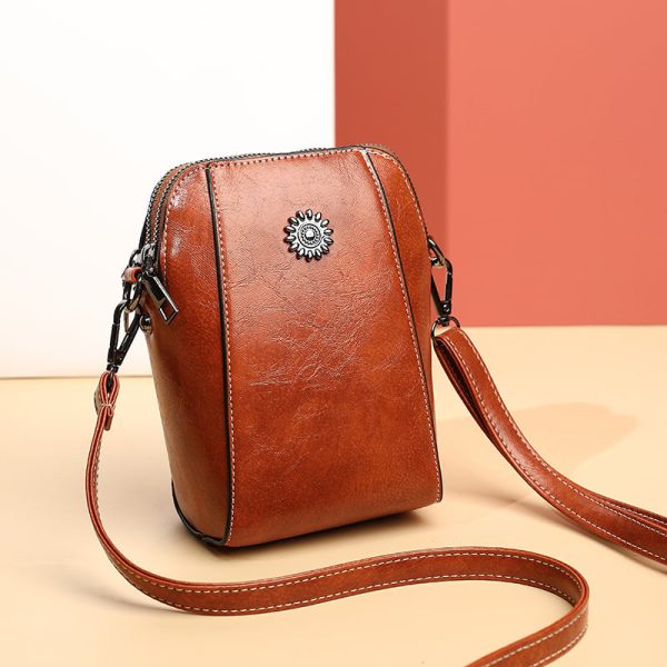 RETRO All-Match Vertical Cellphone Bag - Vintage Style - Image 5
