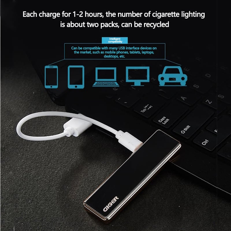 USB-sytytin käytössä