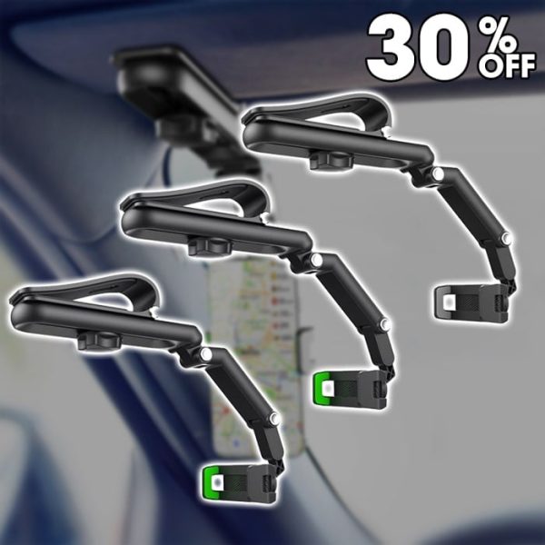 360° Kääntyvä Autopuhelinteline Turvallinen ja Säädettävä - Image 14