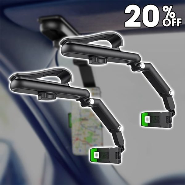 360° Kääntyvä Autopuhelinteline Turvallinen ja Säädettävä - Image 10