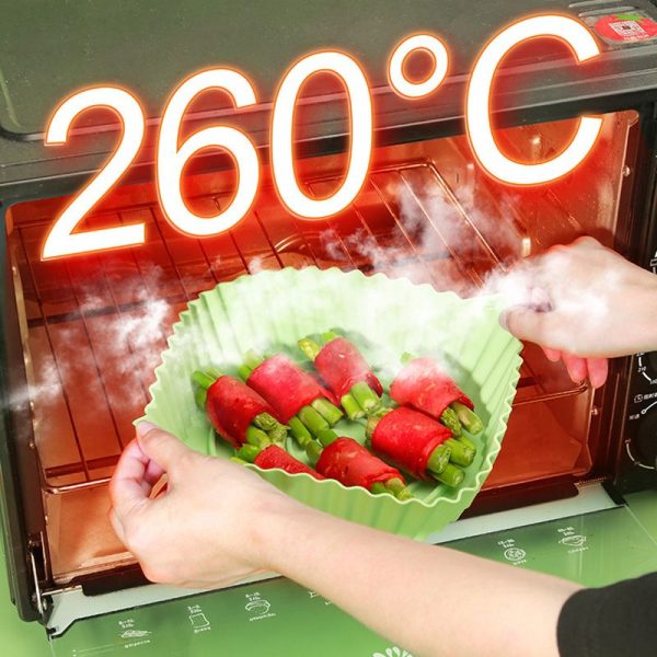 Air Fryer Silikonileivinpannu Helppohoitoinen ja Monikäyttöinen - Image 6