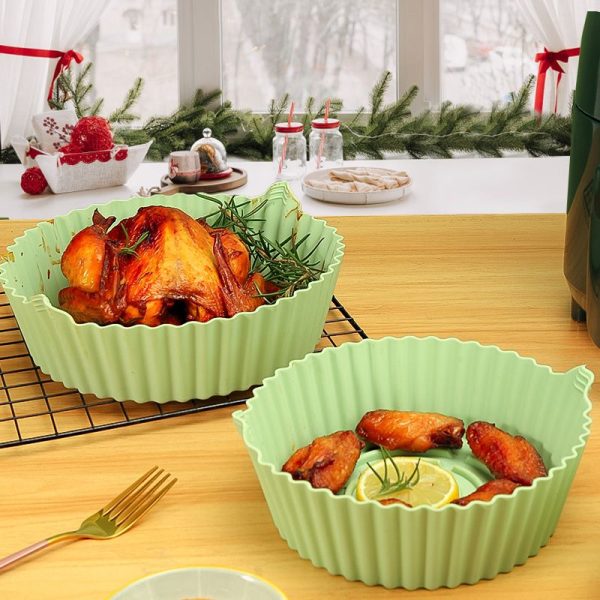 Air Fryer Silikonileivinpannu Helppohoitoinen ja Monikäyttöinen - Image 8