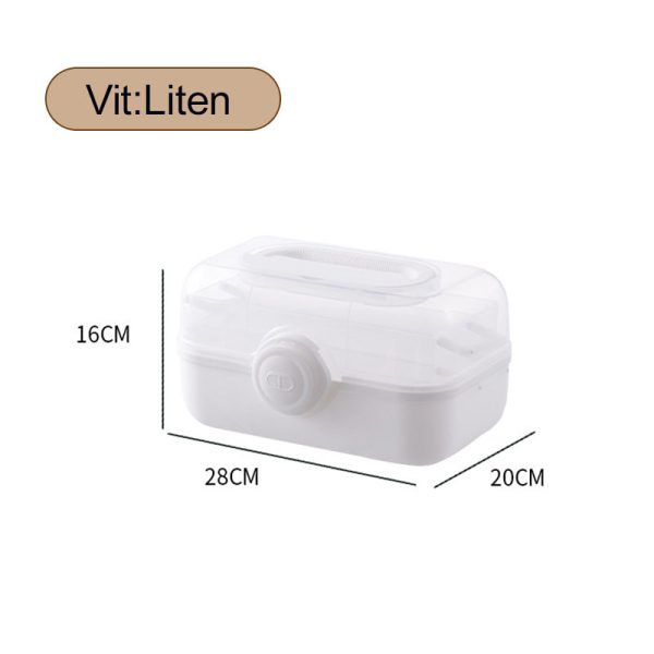 Kannettava Lääkekaappi Irrotettavalla Pillerilaatikolla Järjestely & Kätevyys - Image 9