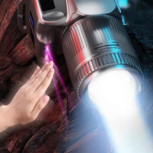 Zoomattava LED-otsalamppu 6 moodilla ja liiketunnistimella - Image 3
