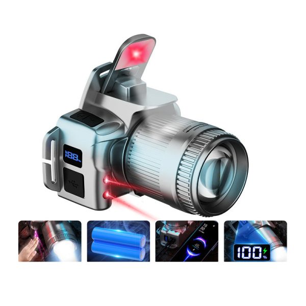 Zoomattava LED-otsalamppu 6 moodilla ja liiketunnistimella - Image 11