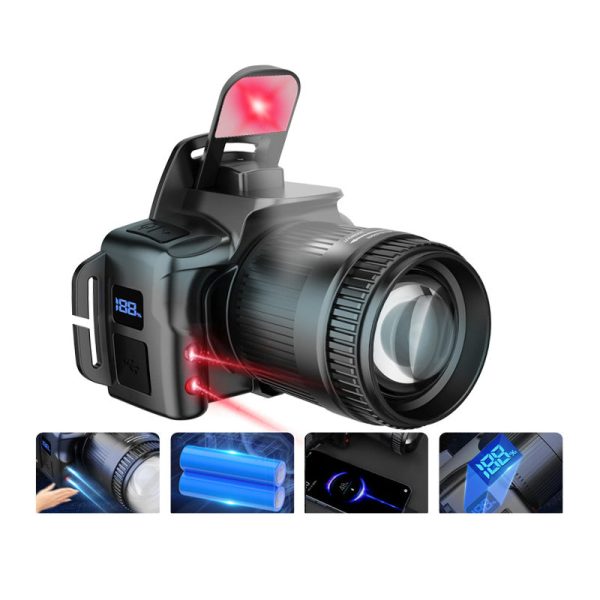 Zoomattava LED-otsalamppu 6 moodilla ja liiketunnistimella - Image 10